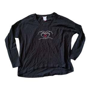 Cabi love you tee long sleeve size medium oversized